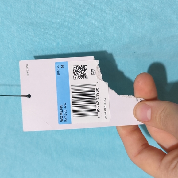 Aqua Nike funnel neck sweatshirt - Picture 5 of 7